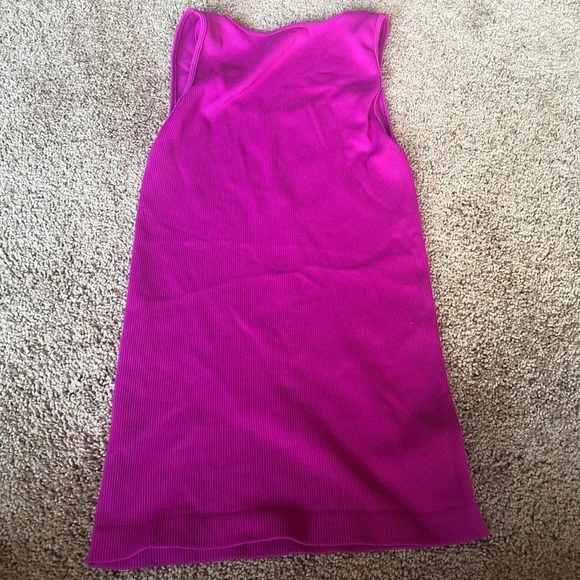 dELiA*s Pink/Purple Ribbed Tank Top - Picture 2 of 3